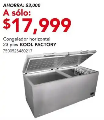 City Club Kool factory congelador horizontal oferta