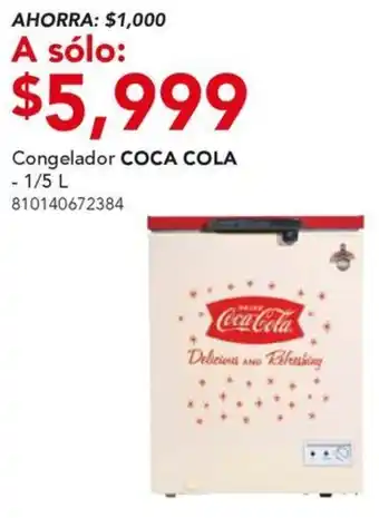 City Club Coca cola congelador oferta