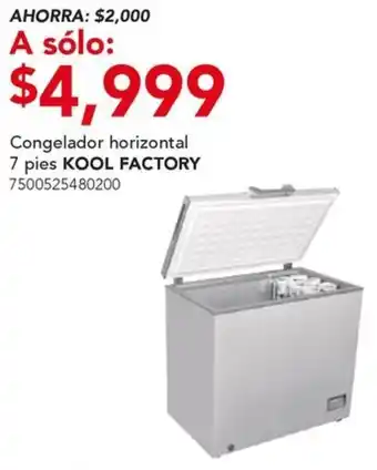 City Club Kool factory congelador horizontal oferta