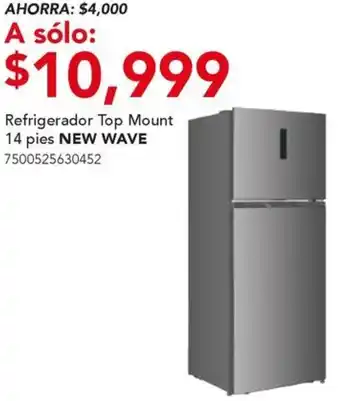 City Club New wave refrigerador top mount oferta