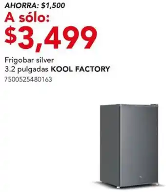 City Club Kool factory frigobar silver oferta