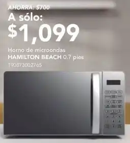 City Club Hamilton beach horno de microondas oferta