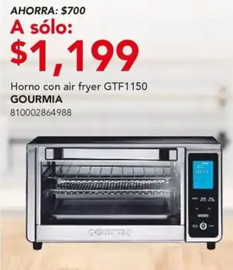 City Club Gourmia horno con air fryer GTF1150 oferta