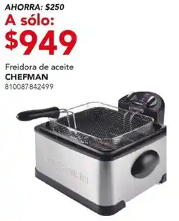 City Club Chefman freidora de aceite oferta