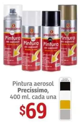 Soriana Híper Precíssimo pintura aerosol oferta