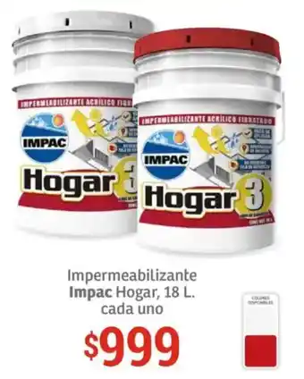 Soriana Híper Impac hogar impermeabilizante oferta