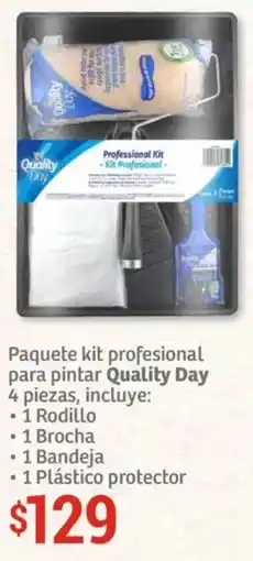 Soriana Híper Quality day paquete kit profesional para pintar oferta