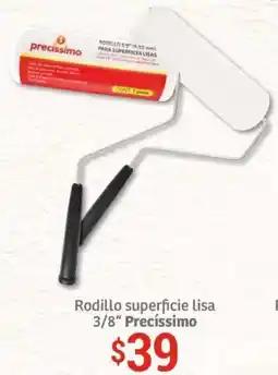 Soriana Híper Precíssimo rodillo superficie lisa 3/8" oferta