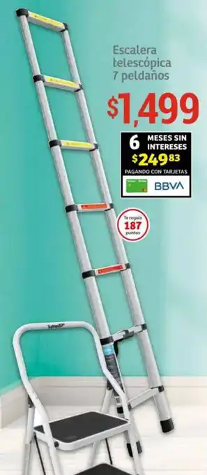 Soriana Híper Escalera telescópica oferta