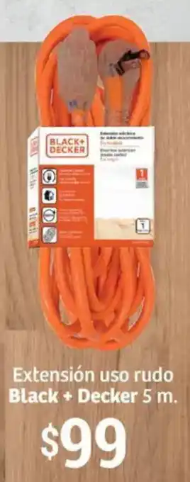 Soriana Híper Black+decker extensión uso rudo oferta