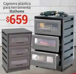 Soriana Híper Italhome cajonera plástica para herramienta oferta