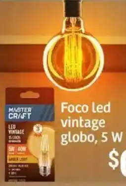 Soriana Híper Foco led vintage globo oferta