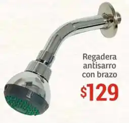 Soriana Híper Regadera antisarro con brazo oferta