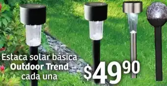 Soriana Híper Outdoor trend estaca solar básica oferta