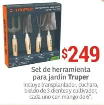 Soriana Híper Truper set de herramienta para jardín oferta