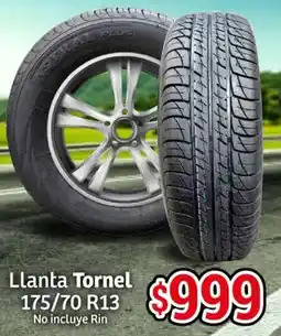 Soriana Híper Tornel Llanta 175/70 R13 oferta