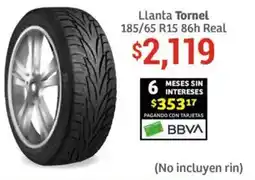 Soriana Híper Tornel Llanta 185/65 R15 86h Real oferta