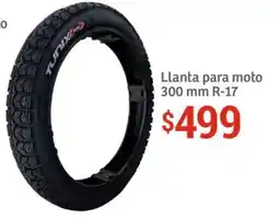 Soriana Híper Llanta para moto 300 mm R-17 oferta