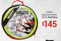 Soriana Híper Multitop cable pasacorriente 120A oferta