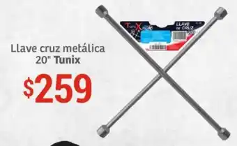 Soriana Híper Tunix Llave cruz metálica 20" oferta