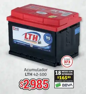 Soriana Híper LTH acumulador 42-500 oferta