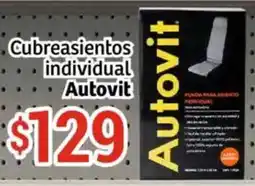 Soriana Híper Autovit cubreasientos individual oferta