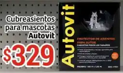 Soriana Híper Autovit cubreasientos para mascotas oferta