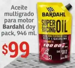 Soriana Híper Bardahl aceite multigrado para motor oferta