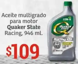 Soriana Híper Quaker state aceite multigrado para motor racing oferta