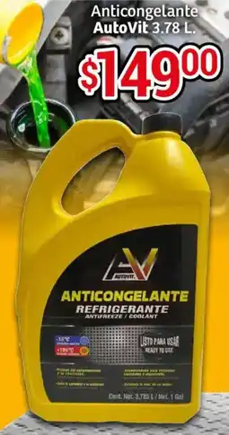 Soriana Híper AutoVit anticongelante oferta