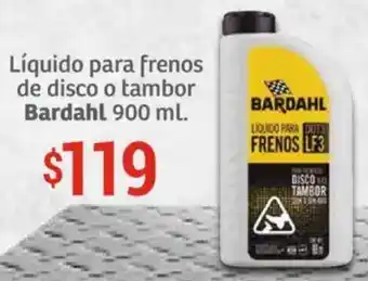 Soriana Híper Bardahl líquido para frenos de disco o tambor oferta