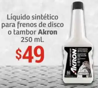 Soriana Híper Akron líquido sintético para frenos de disco o tambor oferta