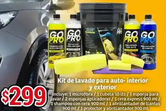 Soriana Híper Kit de lavado para auto-interior y exterior oferta