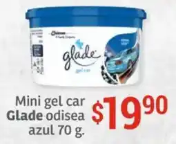 Soriana Híper Glade mini gel car odisea azul oferta