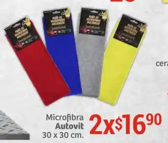 Soriana Híper Autovit microfibra oferta