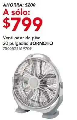 City Club Bornoto Ventilador de piso oferta