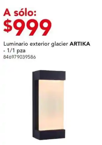 City Club Artika Luminario exterior glacier oferta