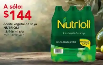 City Club Nutrioli Aceite vegetal de soya oferta