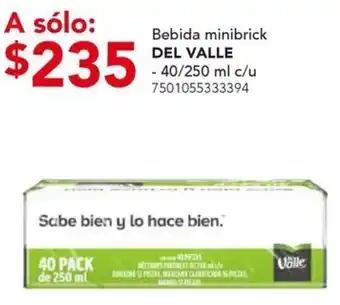 City Club Del Valle Bebida Minibrick oferta