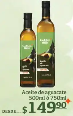 Fresko Golden hills ceite de aguacate oferta