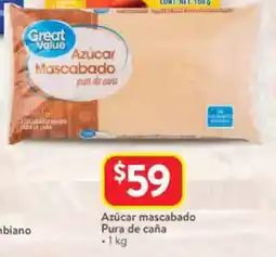 Walmart Great value azúcar mascabado pura de caña zúcar mascabado pura de caña oferta