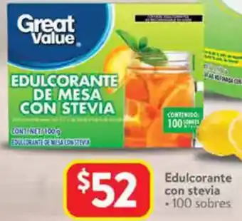 Walmart Edulcorante con stevia oferta