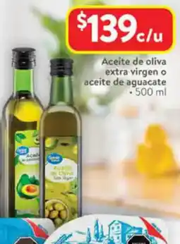 Walmart Great value aceite de oliva extra virgen o aceite de aguacate oferta