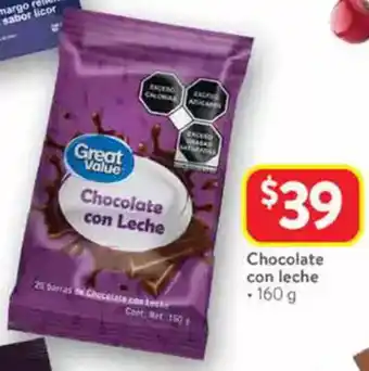 Walmart Chocolate con leche oferta