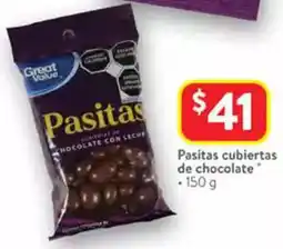 Walmart Pasitas cubiertas de chocolate oferta