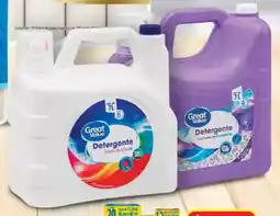 Walmart Great value variedad de detergente liquido oferta