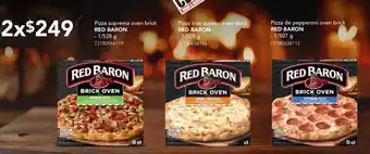 City Club Red baron pizza de pepperoni oven brick oferta