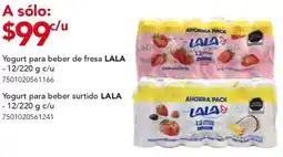 City Club Lala yogurt para beber de fresa oferta