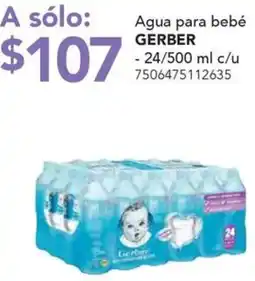 City Club Gerber agua para bebé oferta