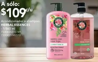 City Club Herbal essences acondicionador o shampoo oferta